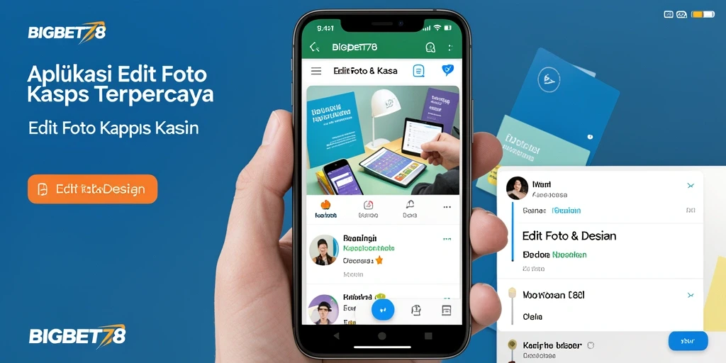 Tampilan antarmuka BIGBET78 saat melakukan edit foto kertas kaca.
