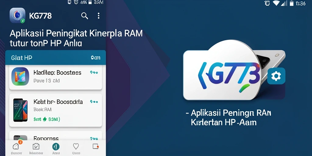 Tampilan antarmuka KG778 yang intuitif dan fungsional.