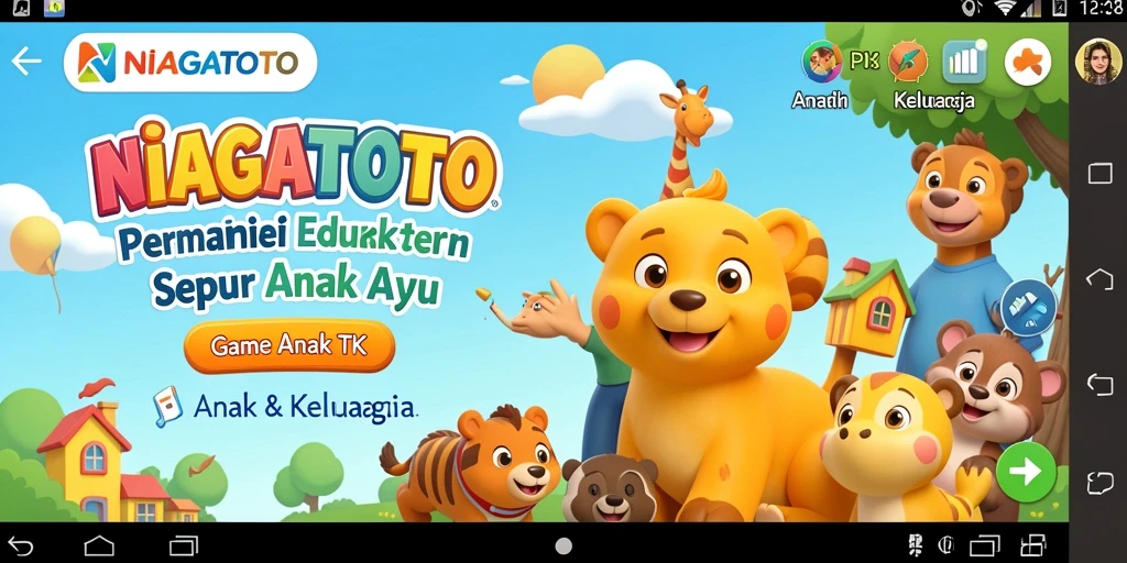 Antarmuka bermain yang ceria dan interaktif di NIAGATOTO.