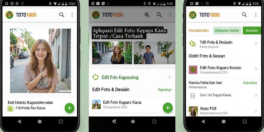 Antarmuka pengguna <strong>TOTO1000</strong> yang intuitif untuk Edit Foto Kertas Kaca.